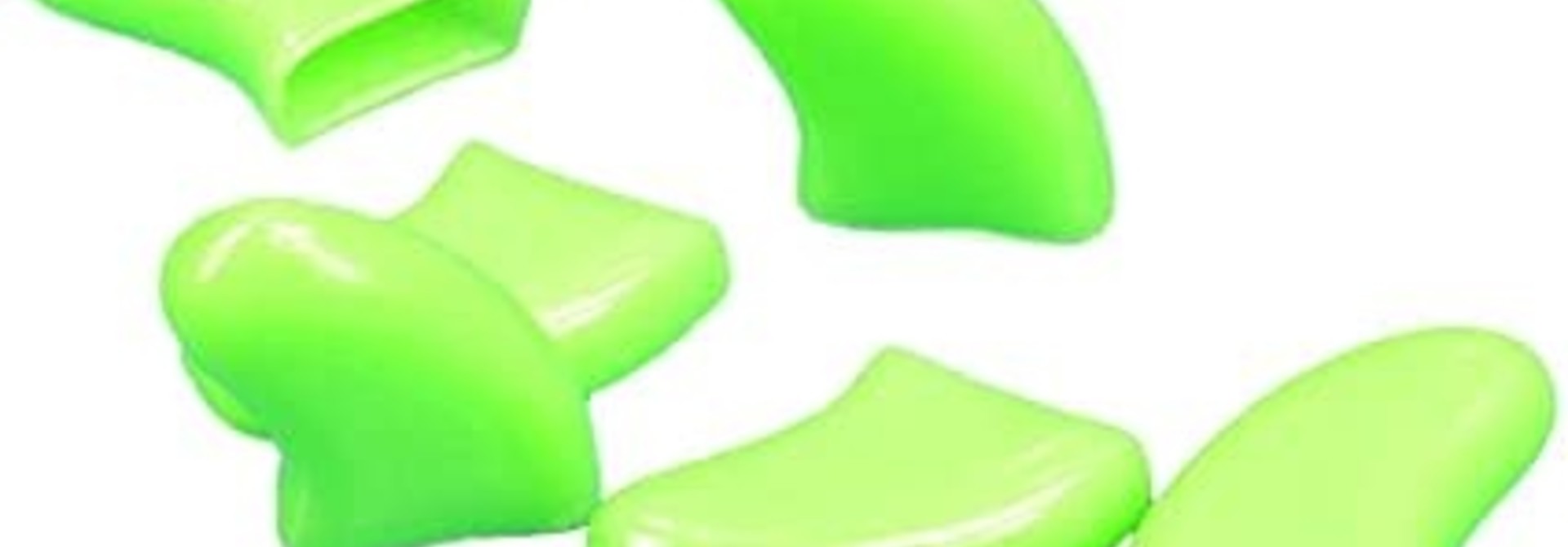 Lge Kitty Caps Green+Violet