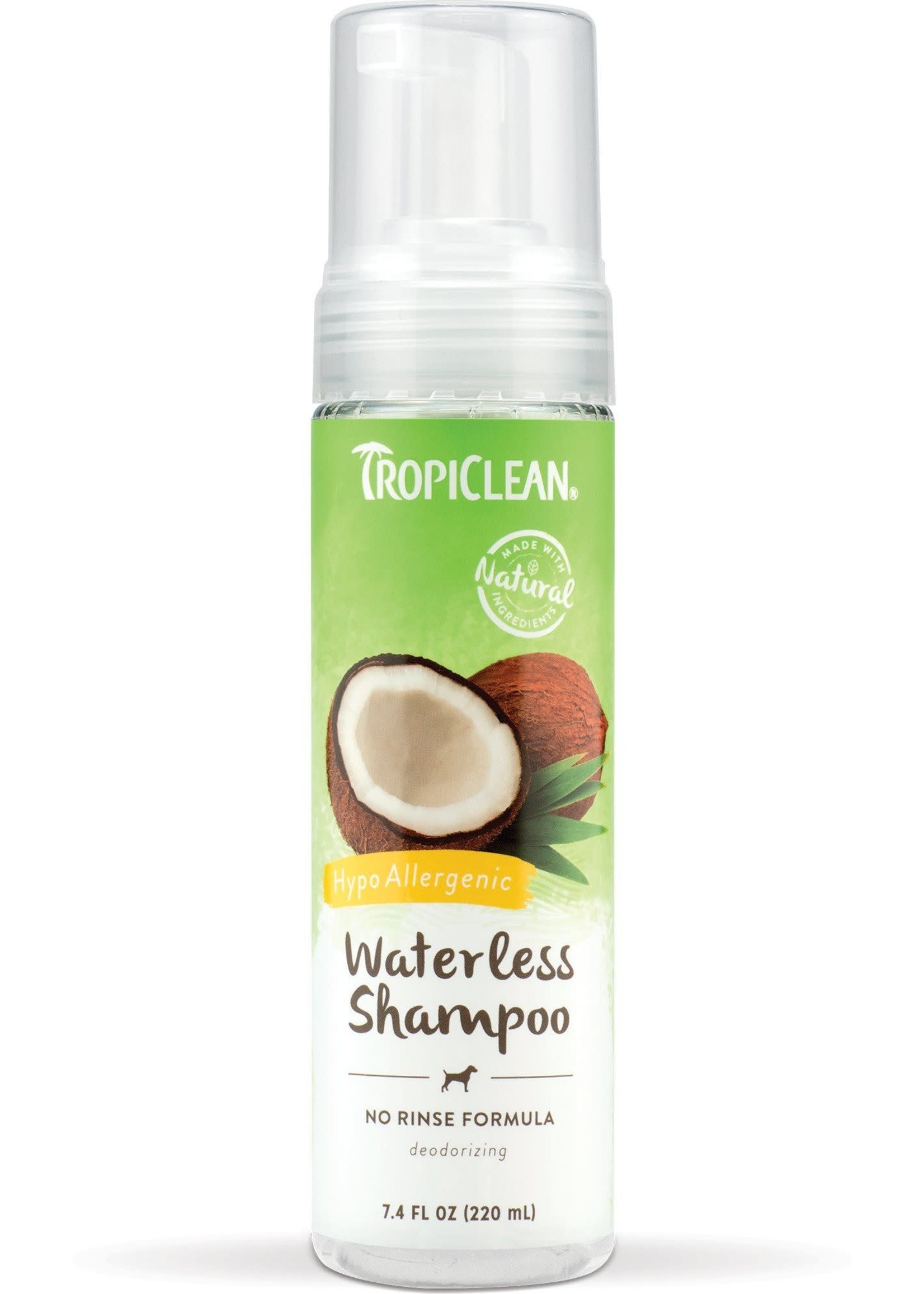Tropiclean Waterless Shampoo No Rinse Formula