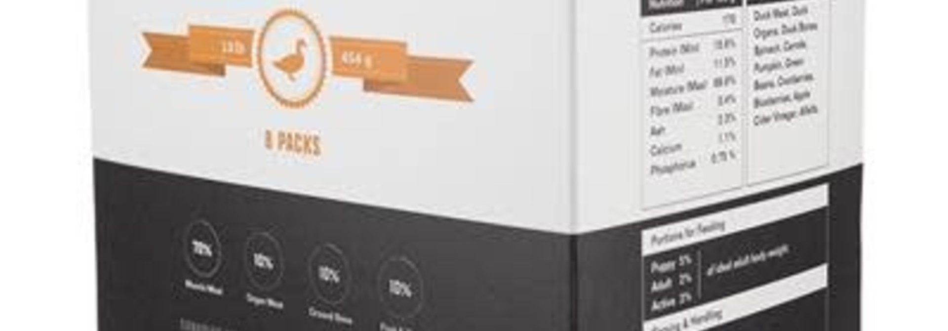 Naturawls Raw Duck & Veggie 8x 1lb