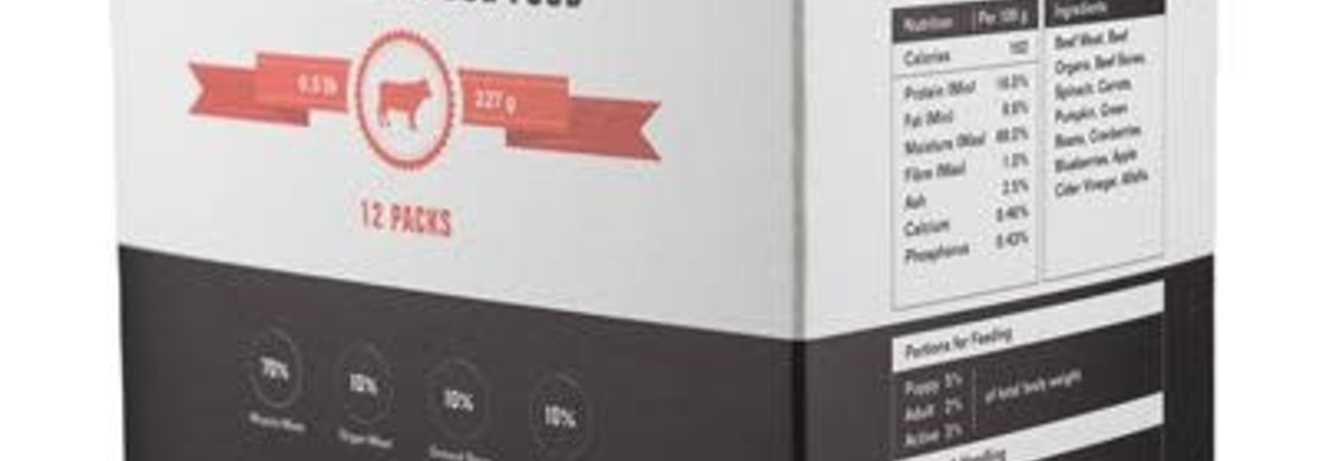 Naturawls Raw Dinner Beef & Veggie 12x .5lb