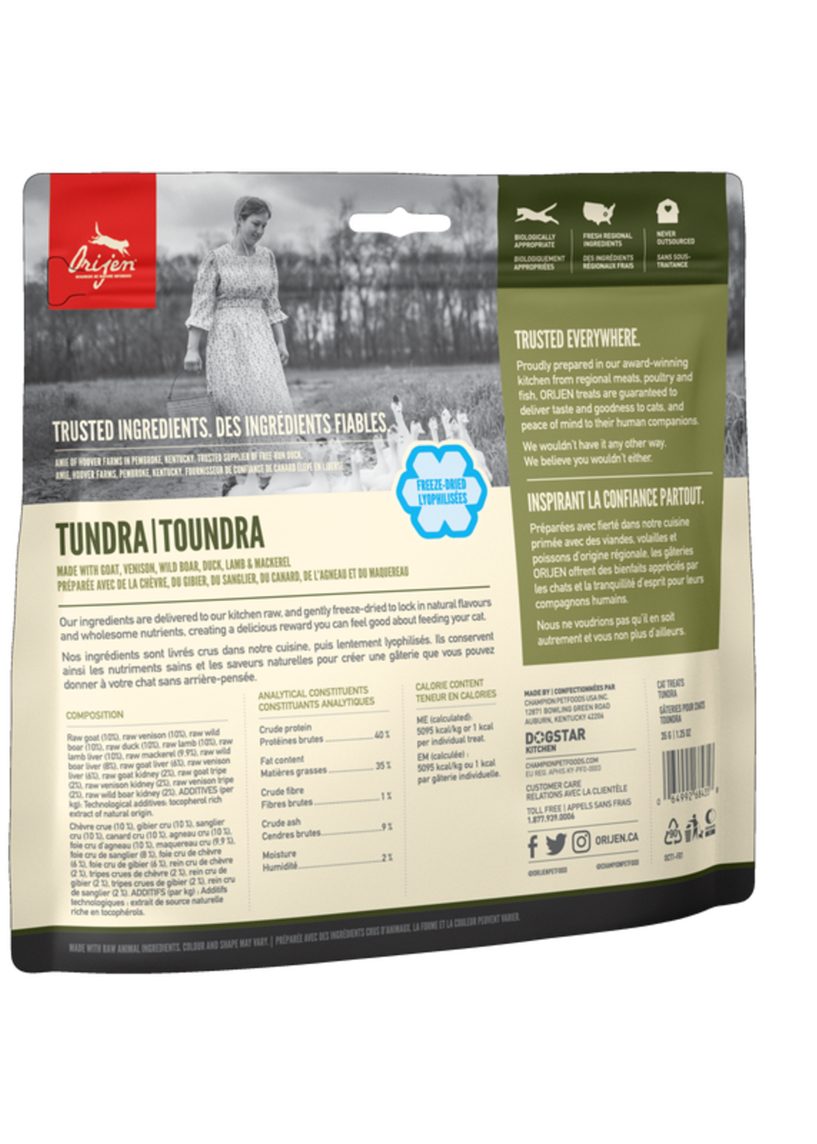 Orijen Cat ORIJEN Cat TreatsTundra 35gm