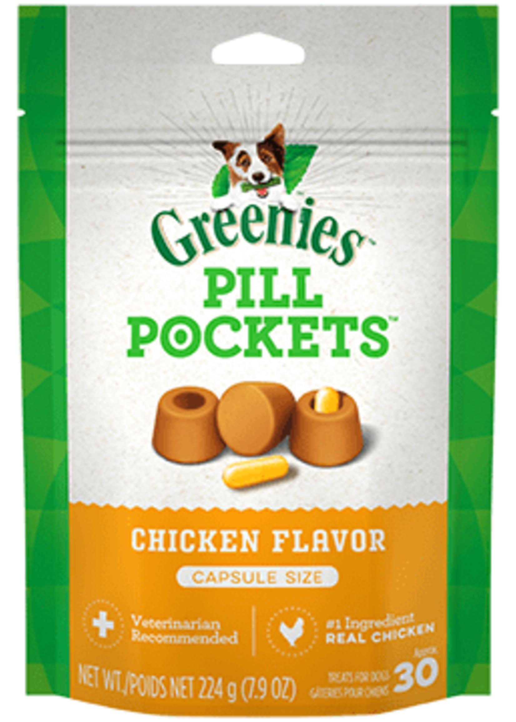Greenies Pill Pockets Chicken 30 Capsules