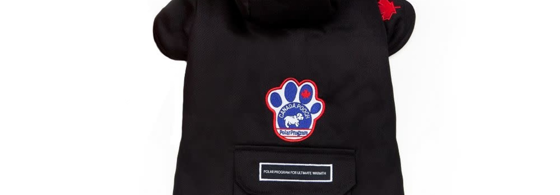 Canada Pooch Winter Wilderness Jacket Black 18"
