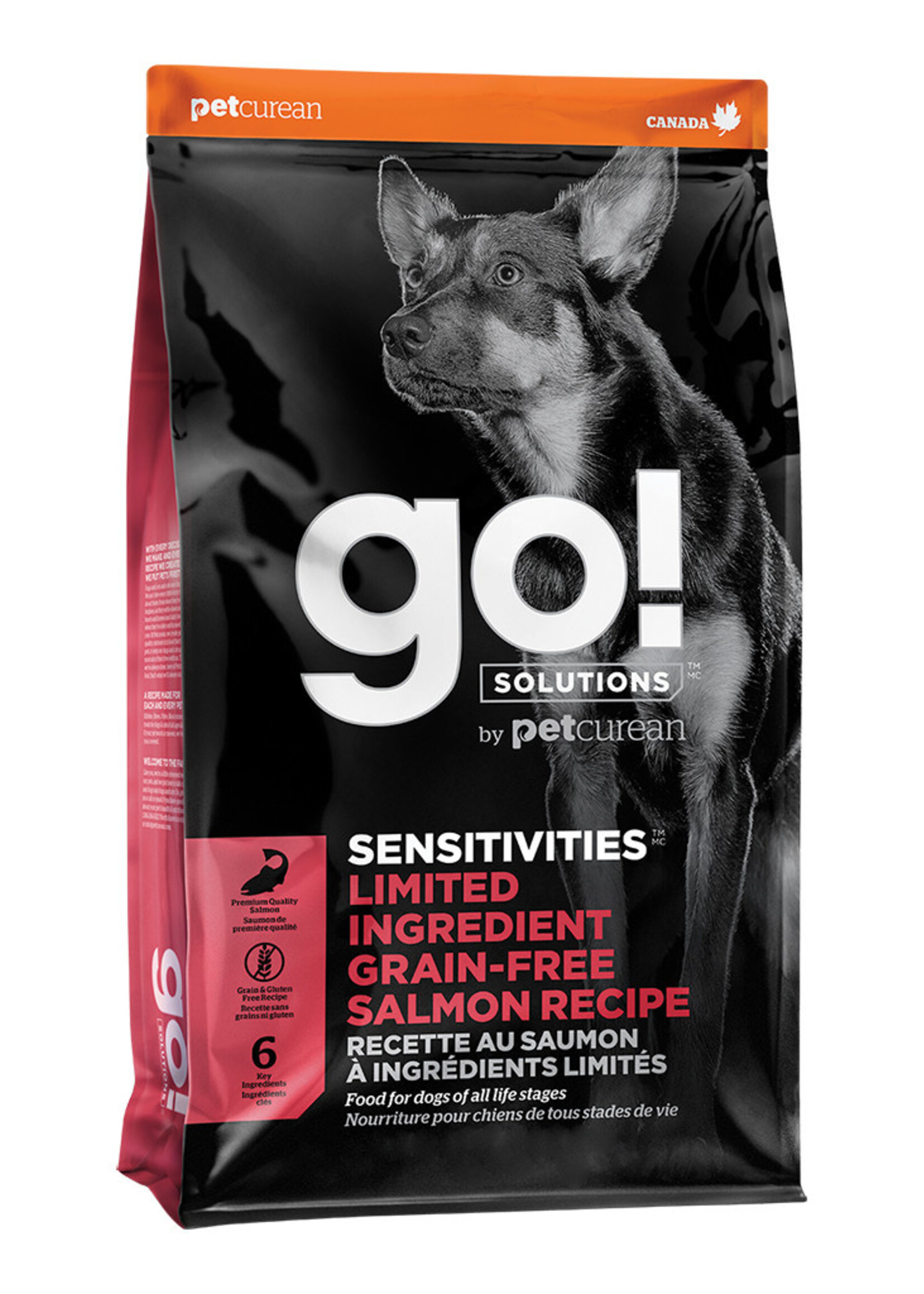Petcurean Go! GO! Sensitivities LID Grain Free  Salmon 22LB