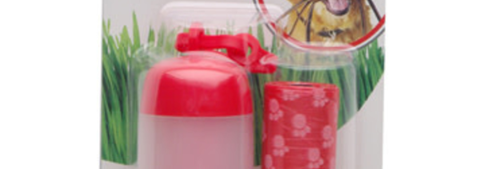 Clean-Waste Bag Dispenser-red