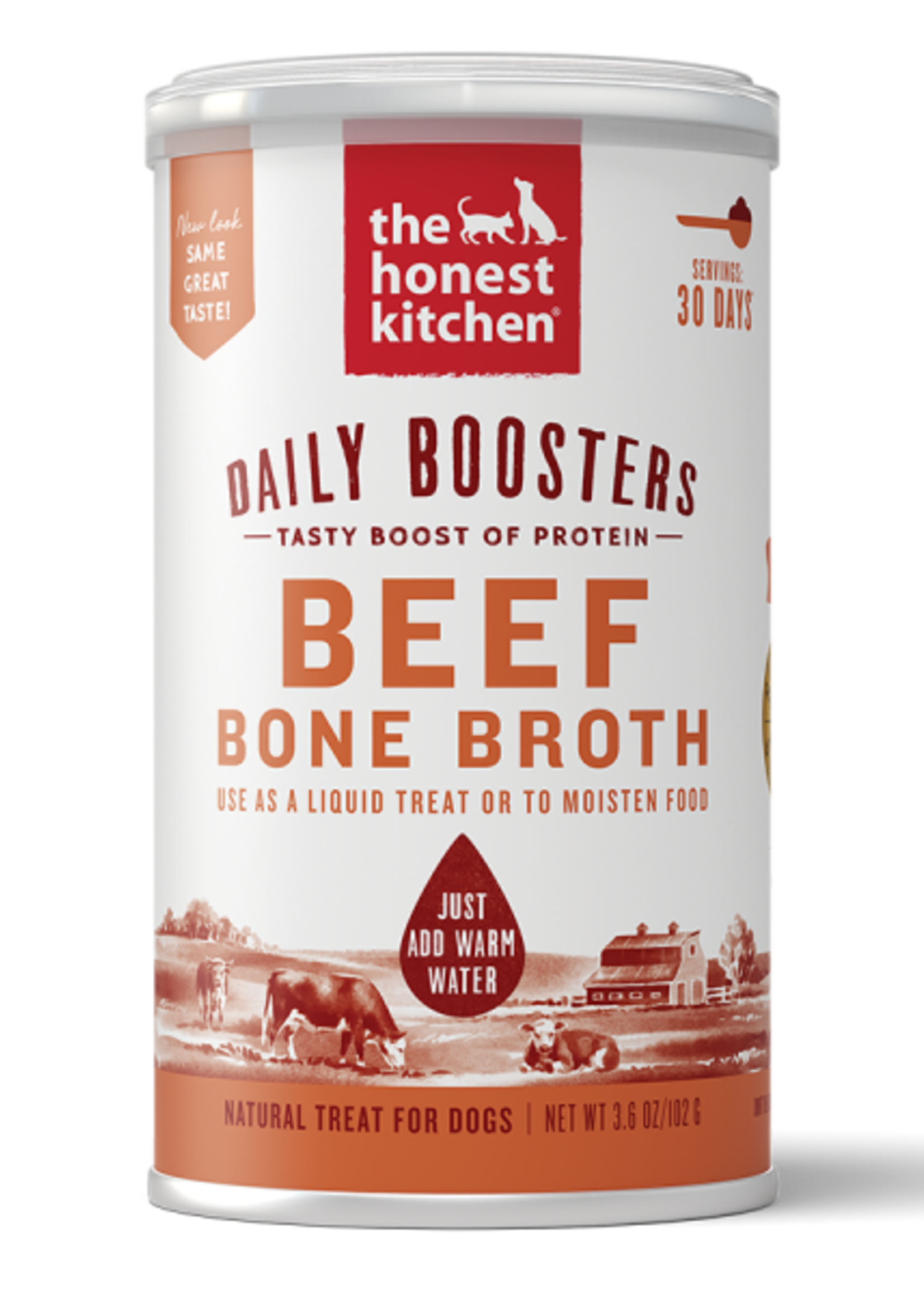 The Honest Kitchen HK Daily Boosters Instant Beef Bone Broth Turmeric
