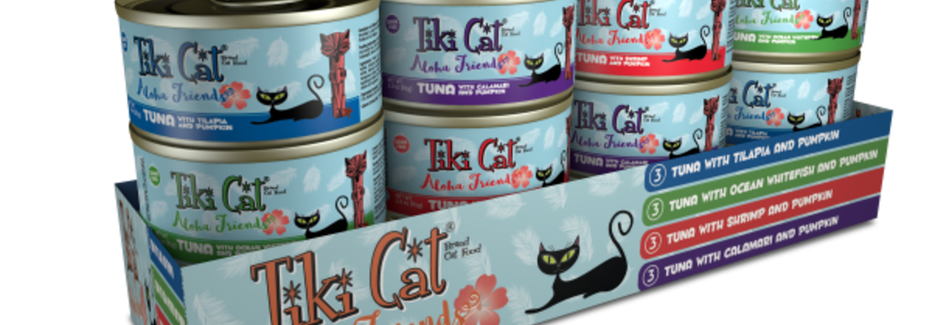 Tiki Cat Aloha Friends GF Variety Pack 12/3 oz