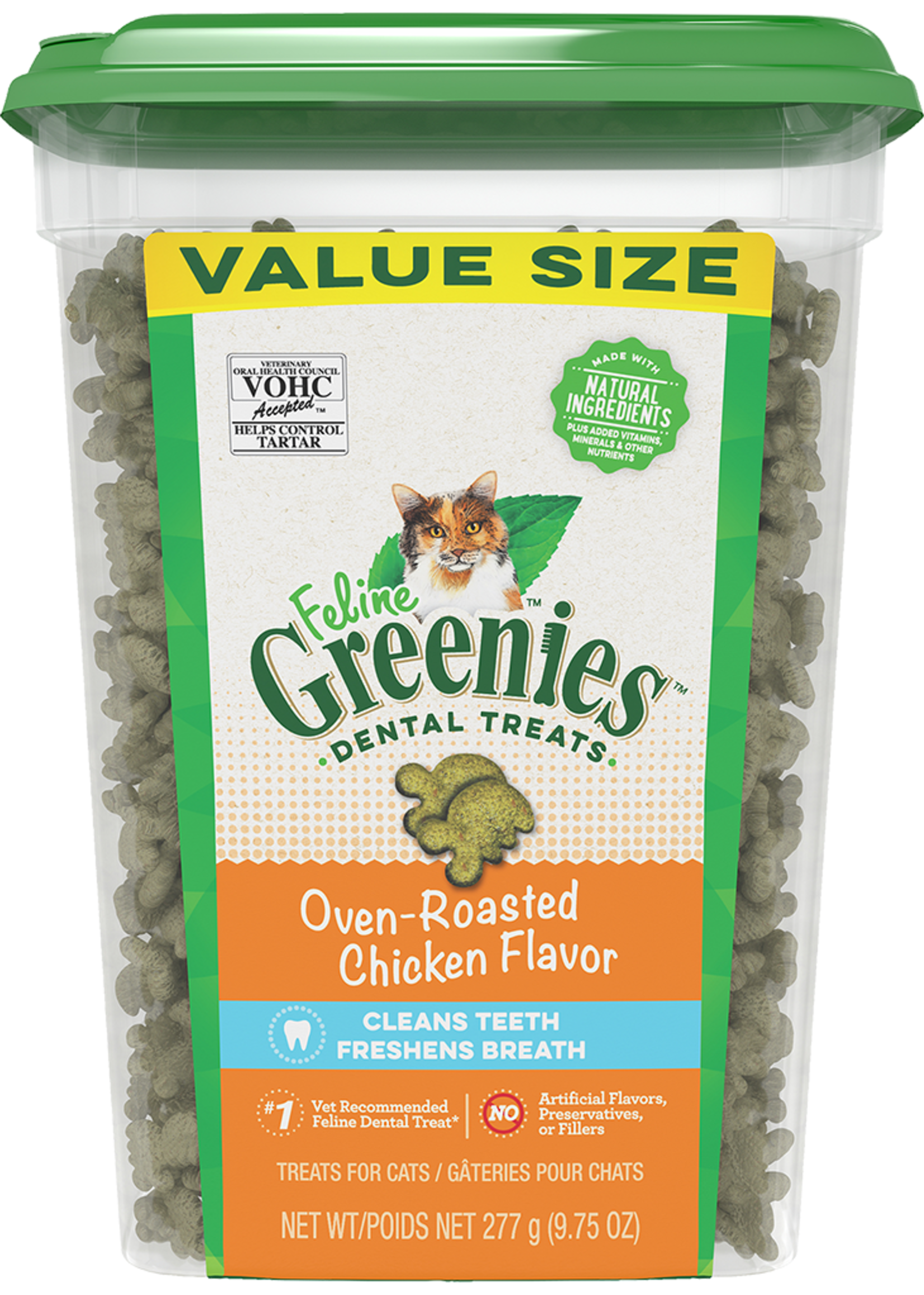 Greenies Cat Dental Treat Chicken 9.75OZ