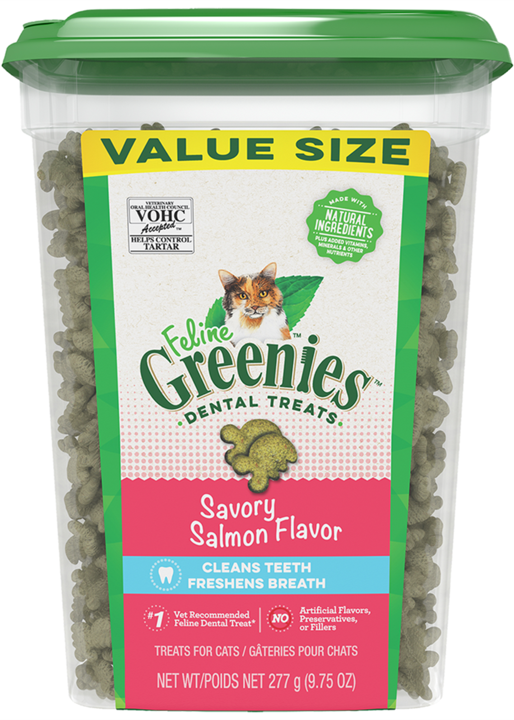 Greenies Cat Dental Treat Salmon 9.75OZ