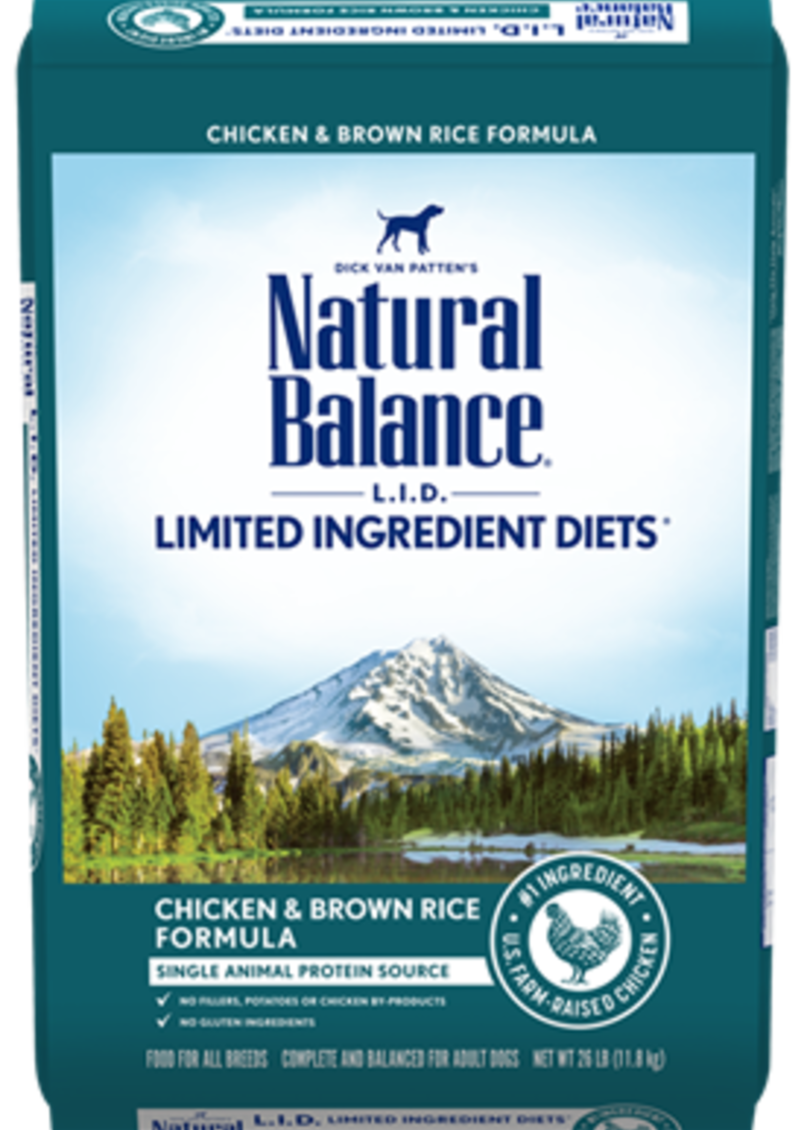 Natural Balance Natural Balance Chicken & Brown Rice 24 LB