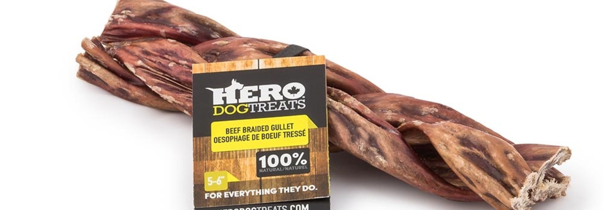 Beef Gullet Braided 5-6in