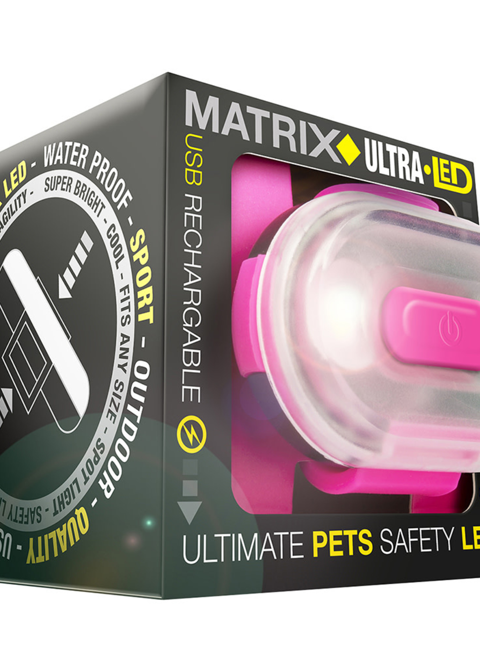 Matrix Ultra LED Safety Light Pink Cube Pack