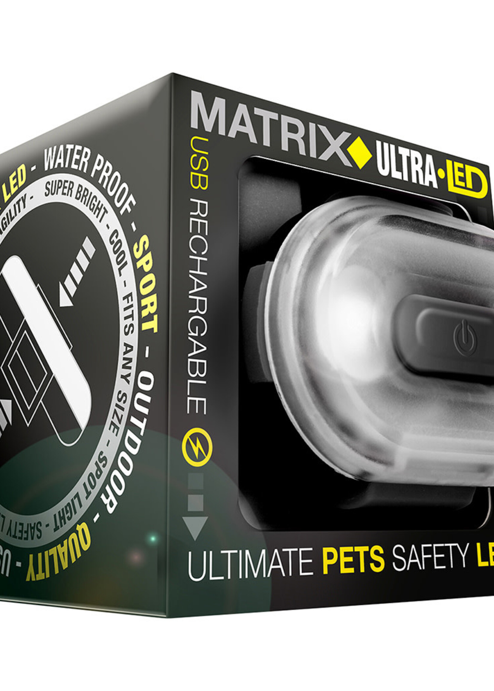 Matrix Ultra LED Safety Light Black Cube Pack