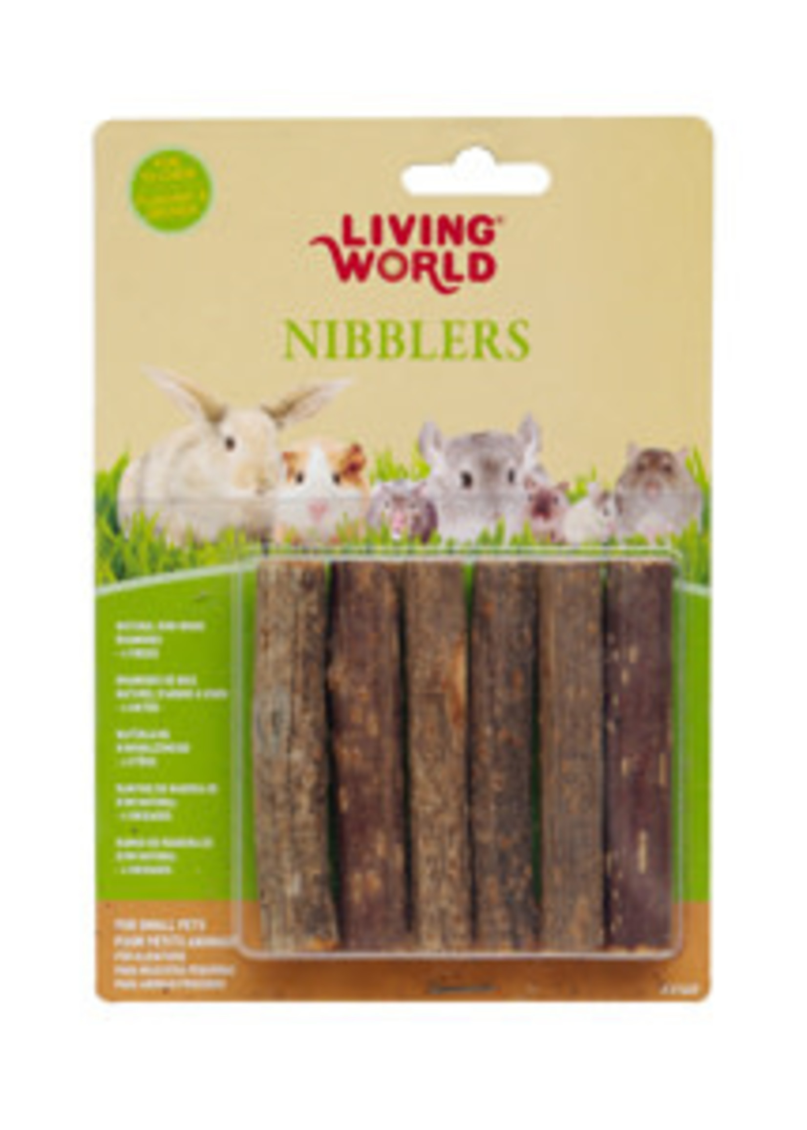 Living World Living World Nibblers Wood Chews - Kiwi Sticks