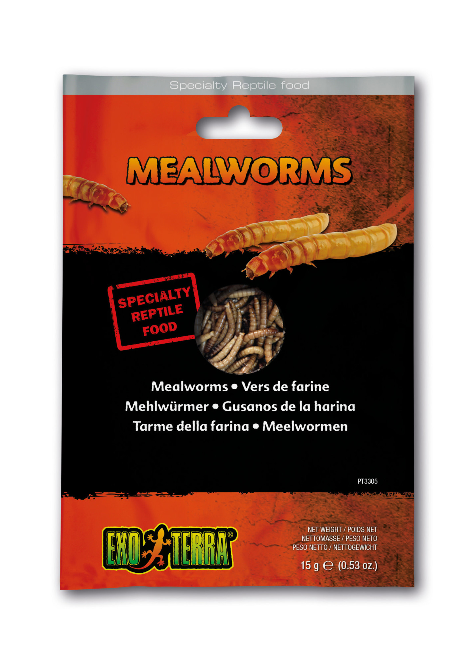 EX Reptile Food, Mealworms ,15g