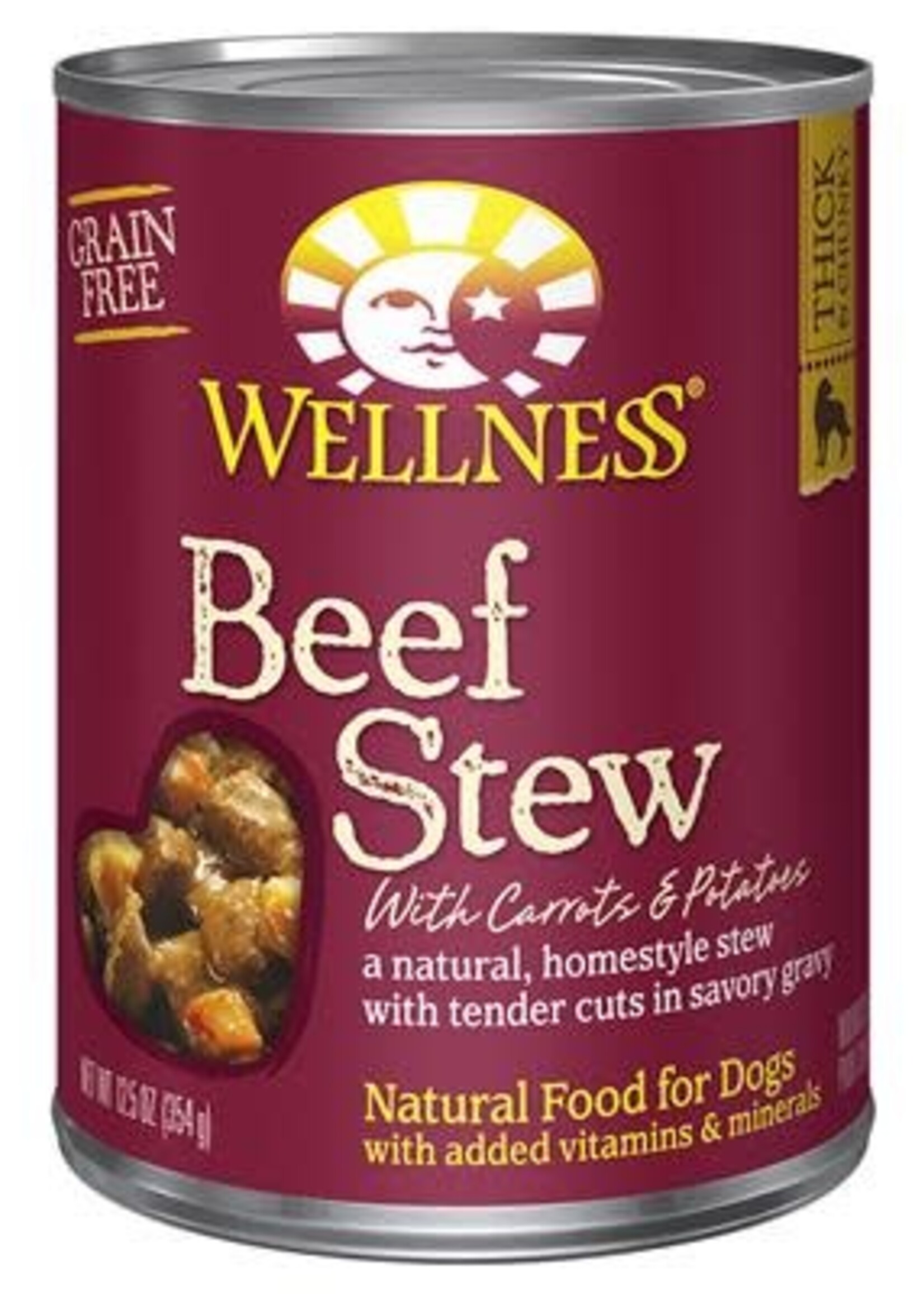 Wellness Grain Free Beef Stew Carrot & Potatos 12/12.5OZ