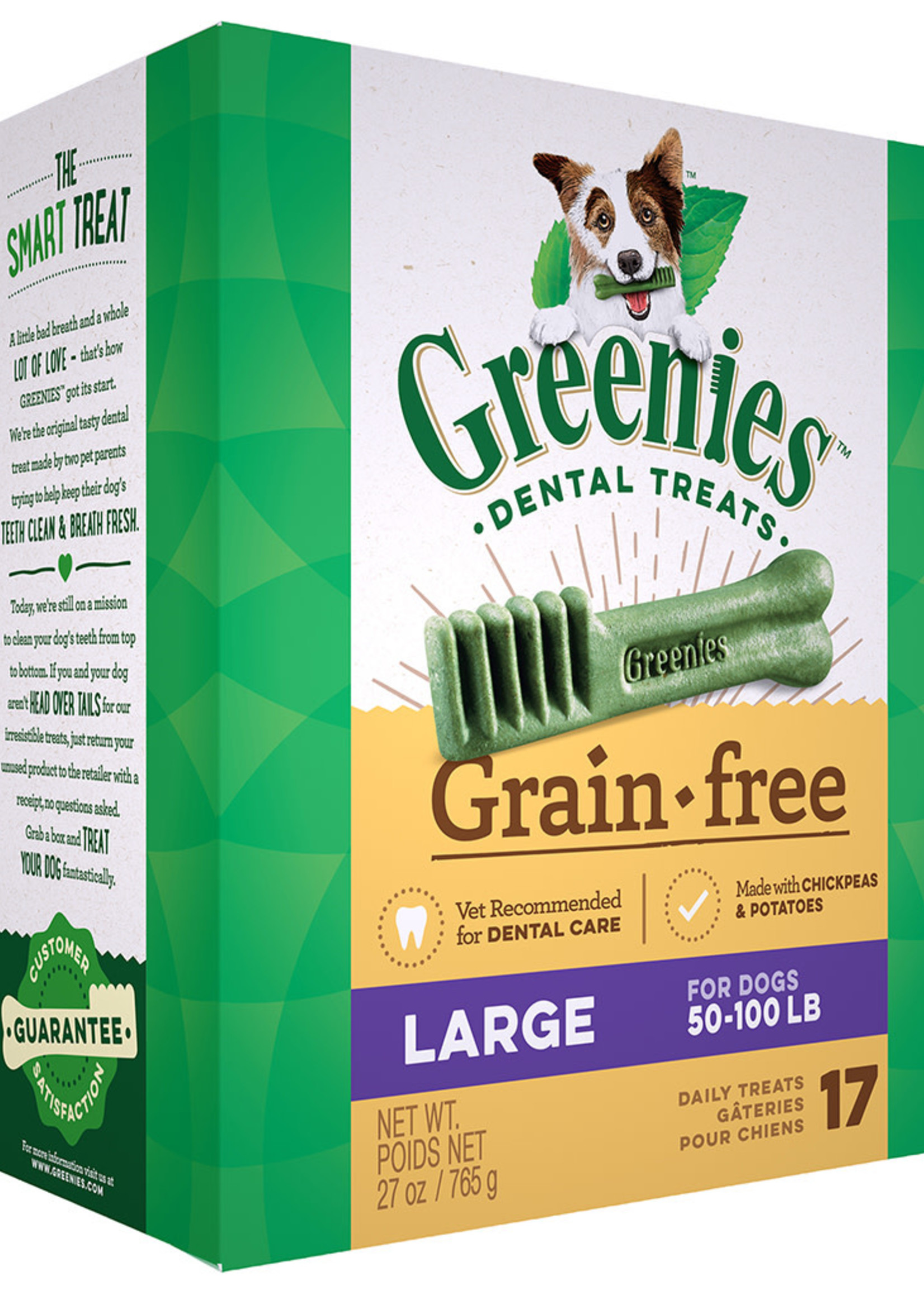 Greenies Greenies Grain Free Tub Pack 17/Large 27OZ