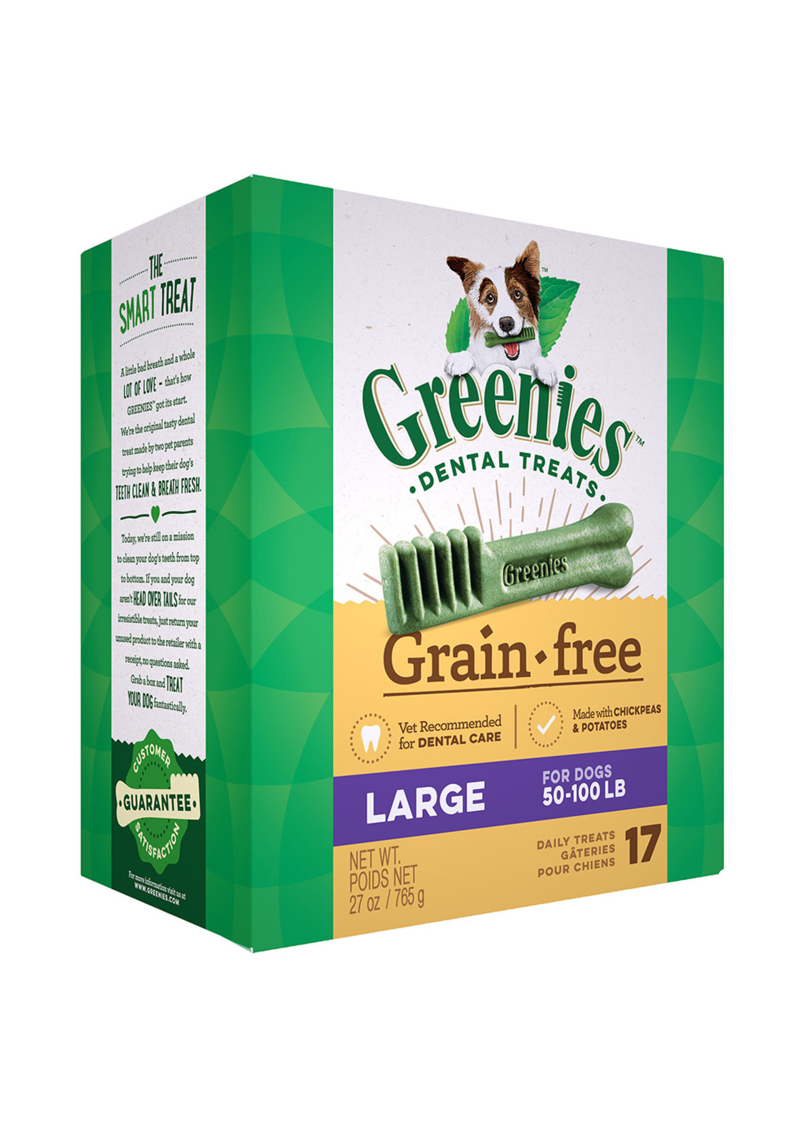 Greenies Greenies Grain Free Tub Pack 17/Large 27OZ