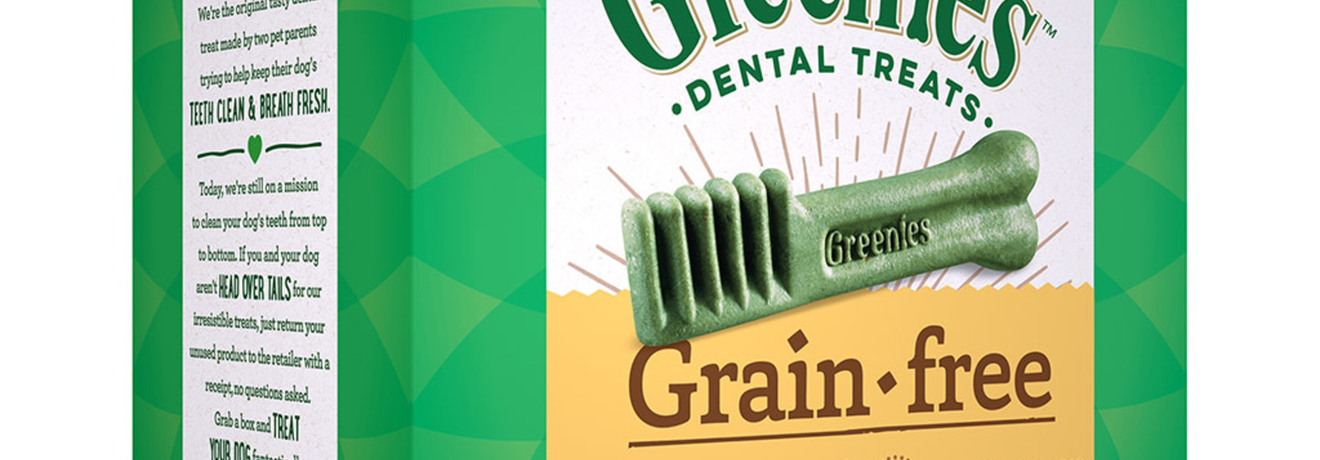 Greenies Grain Free Tub Pack 17/Large 27OZ