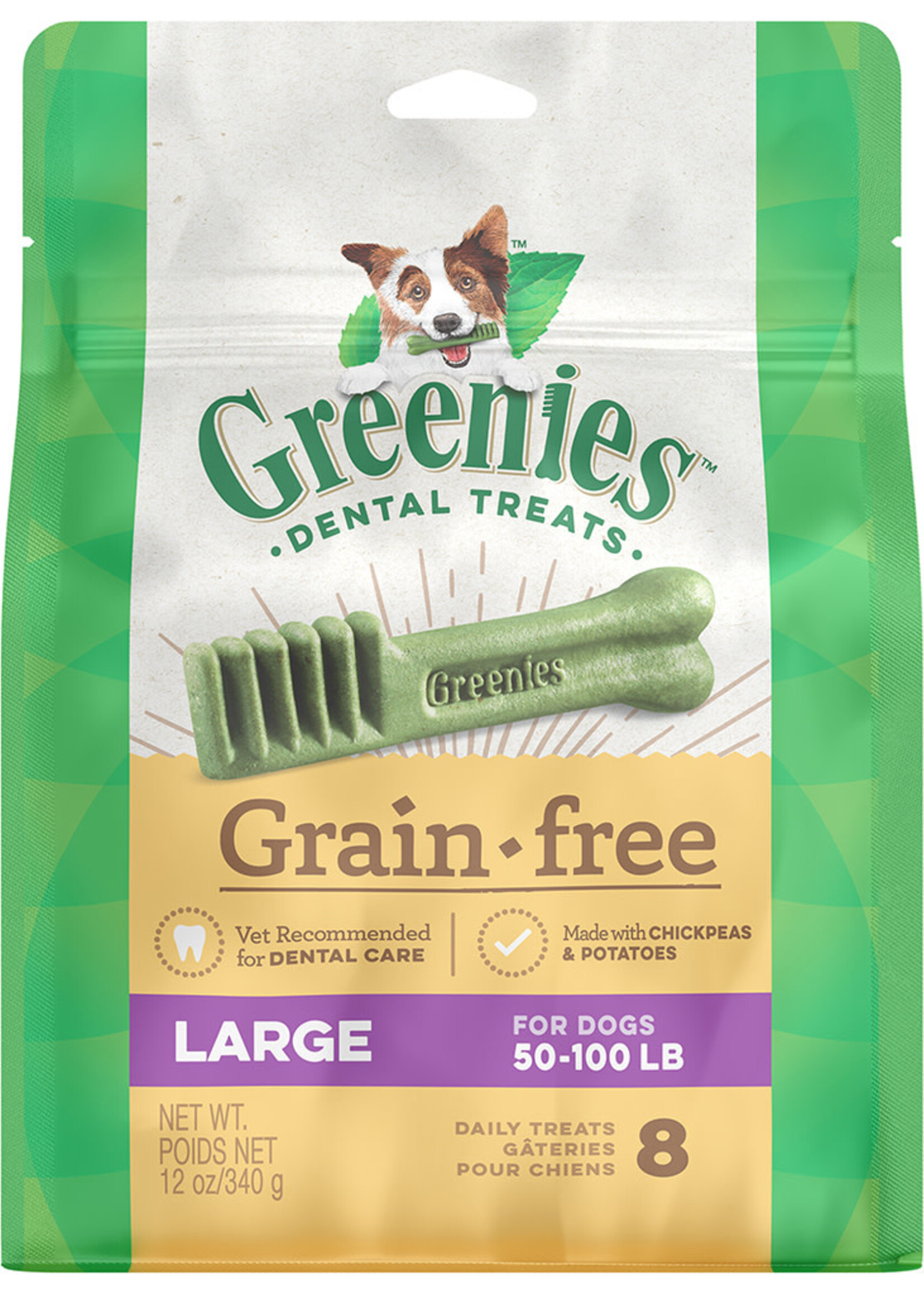 Greenies Grain Free Large 8CT / 12OZ