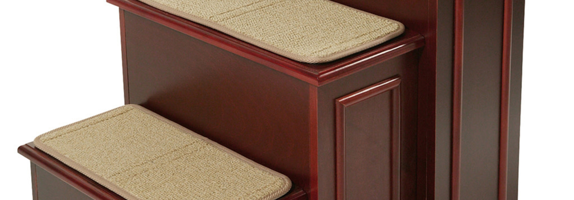 Deluxe Wood 3 Step Cherry Wood