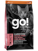 Petcurean Go! GO! Cat - Carnivore Salmon & Cod 8LB