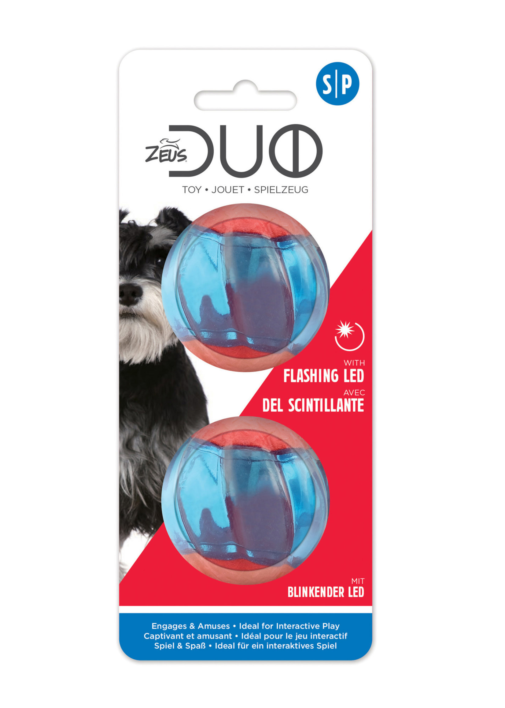 Zeus Zeus Duo Ball, 2" with LED, 2-pack