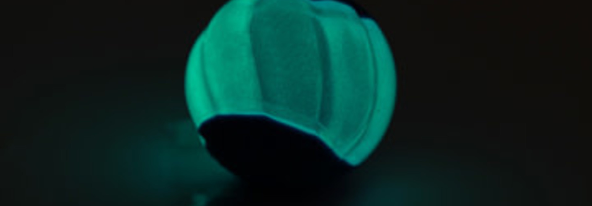 Duo Ball 6.3cm w/ squeaker & Glow - 2pk