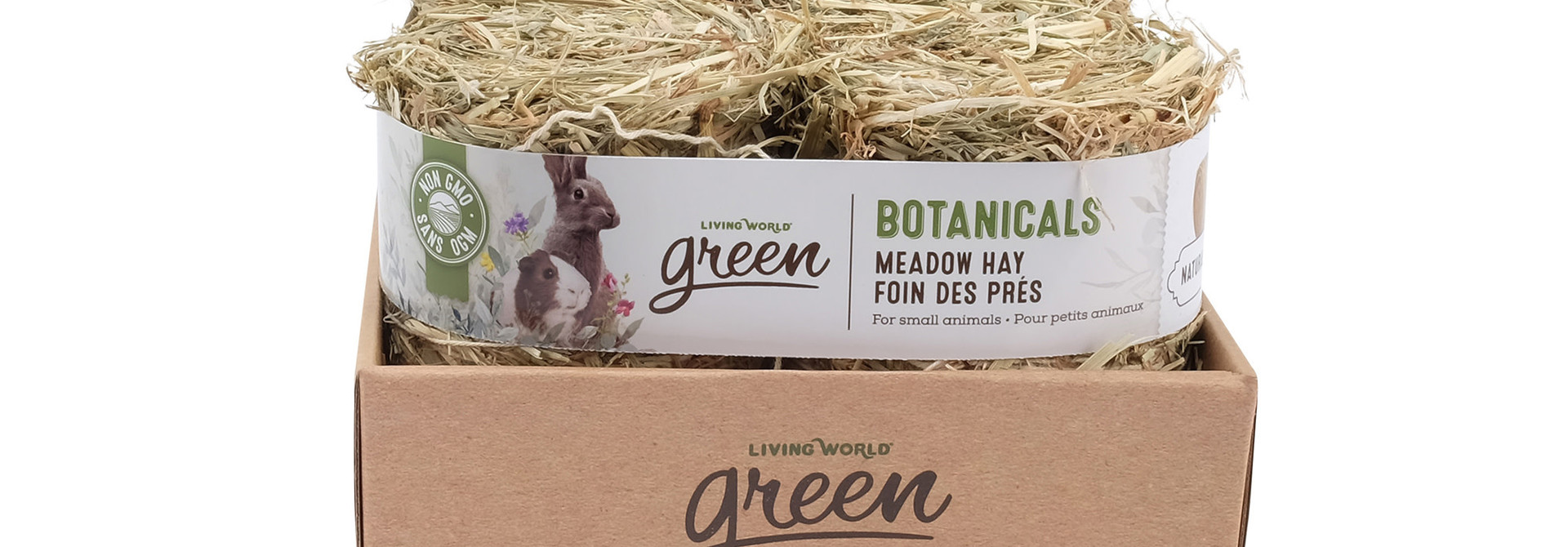 Meadow Hay Bale - Natural - 4 pack - 150 g each