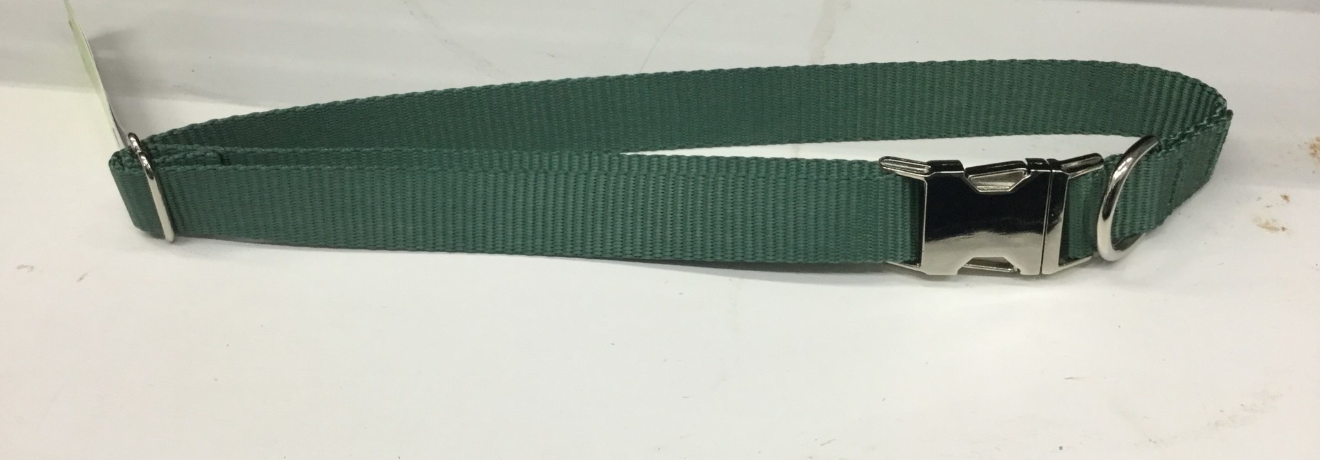 Adjustable Martingale Collar - Black Green 23" - 36"