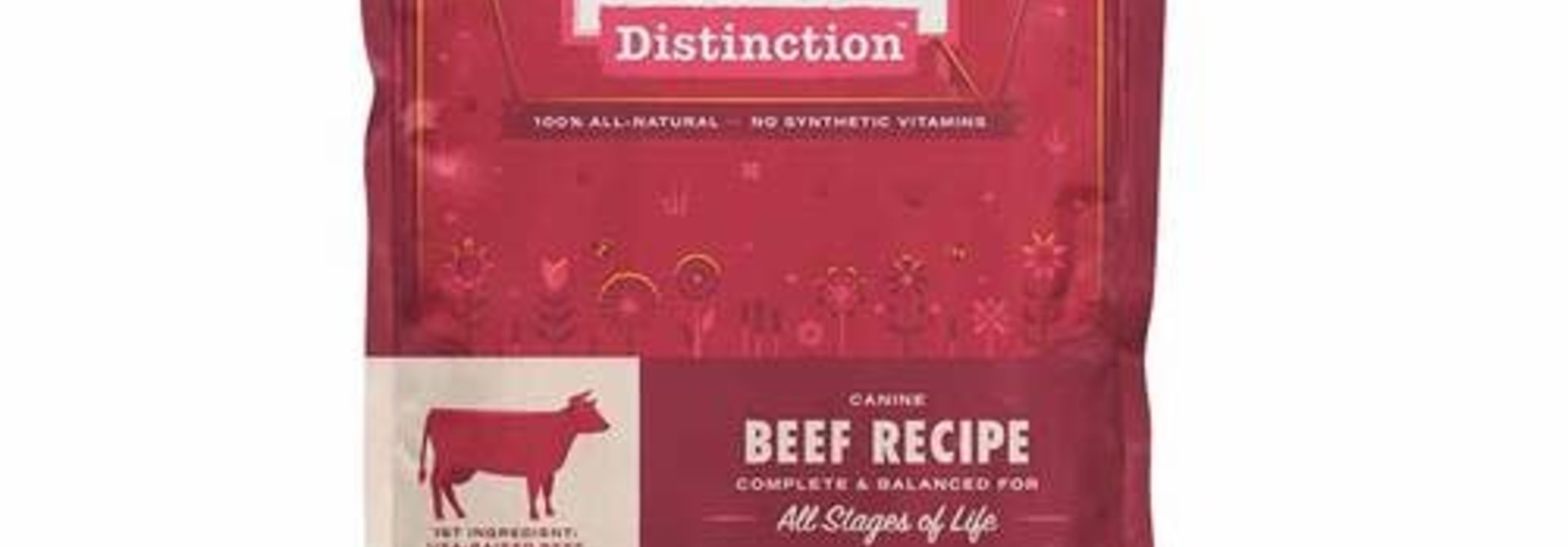 Distinction Dog Food - Beef - 24lb