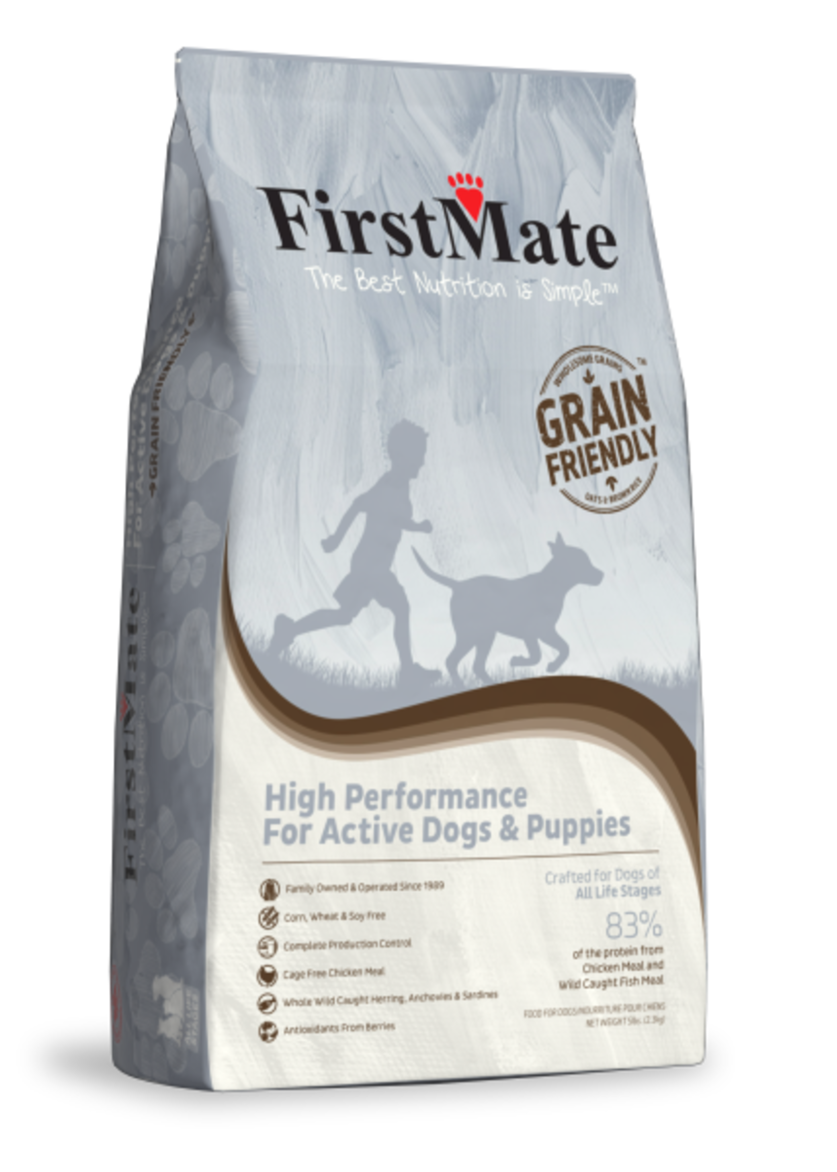 First Mate Grain Free High Performance Dog -5lb