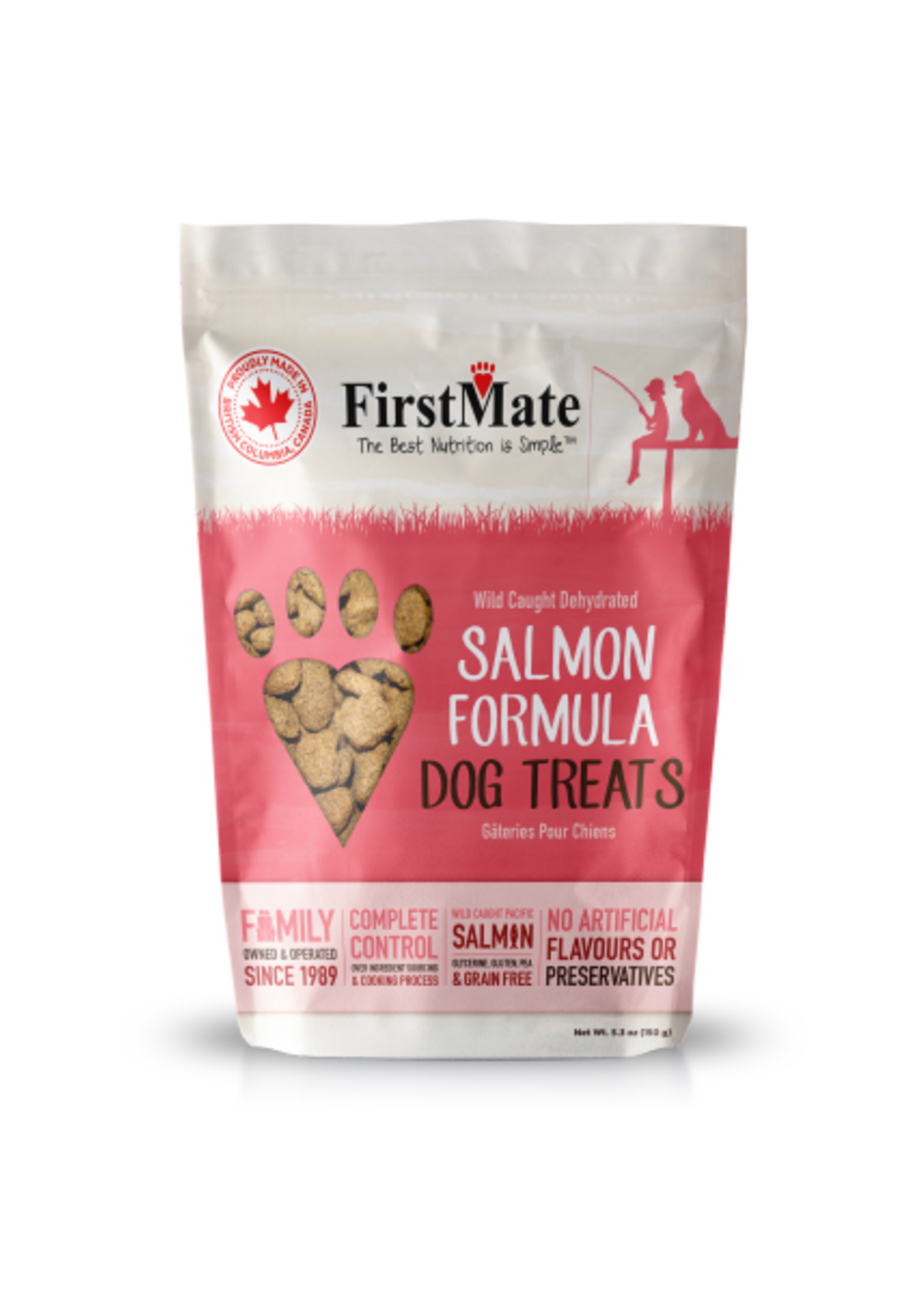 First Mate Grain Free Dehydrated Treats-Wild Caught Salmon-5.3oz