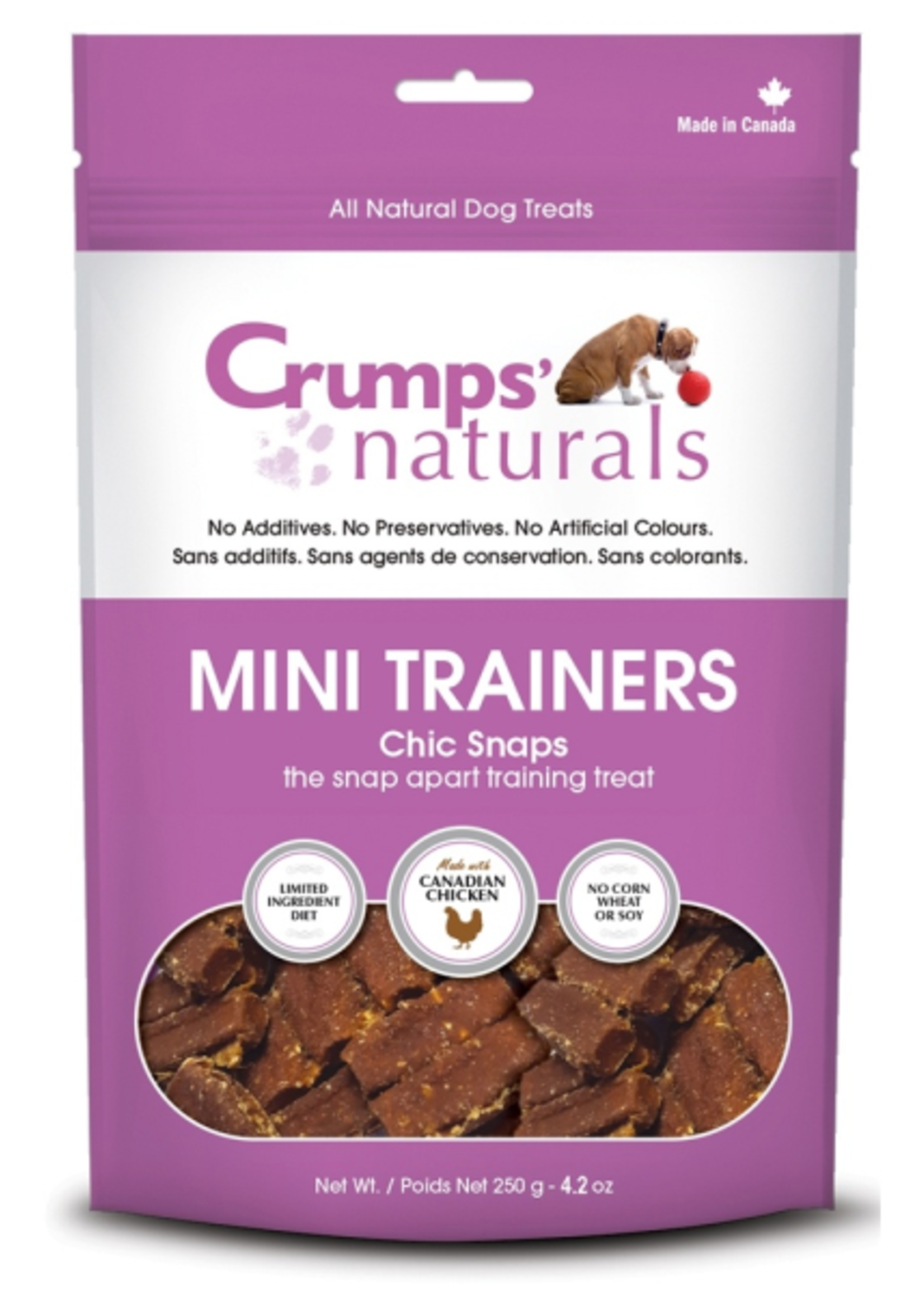Crumps Crumps' Dog Mini Trainiers Chic Snaps 4.2oz