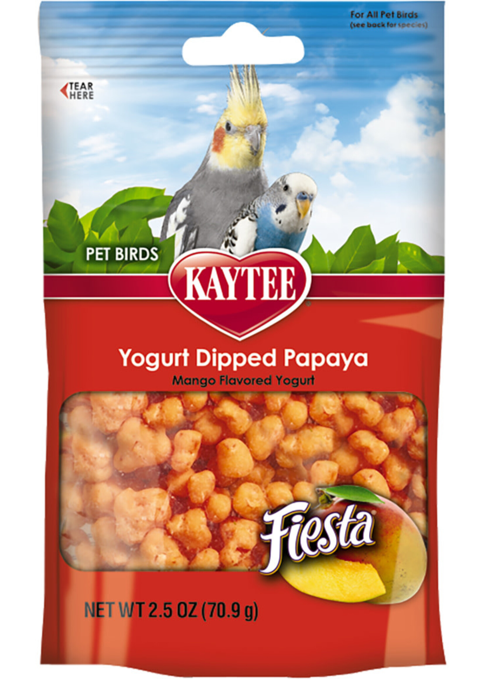 KAYTEE Fiesta Mango Yogurt Dipped Papaya Treats 2.5OZ