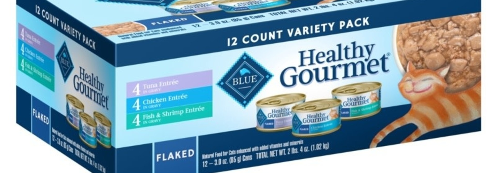 Healthy Gourmet Cat Variety Pk 12x3oz