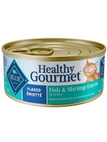 Blue Buffalo Healthy Gourmet Cat Flaked Fish & Shrimp 5.5oz