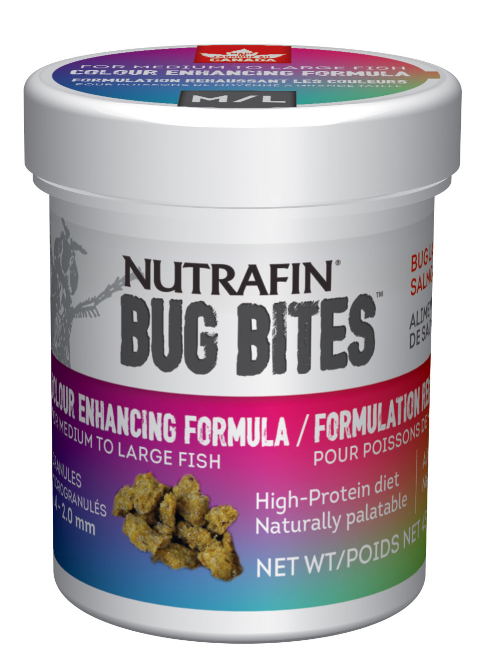 Fluval BugBites Colour Enhancing Med-Lrg 45g
