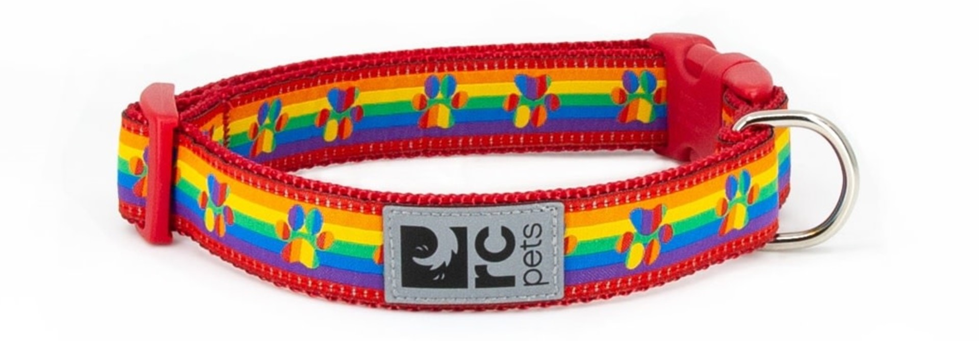 Clip Collar - Rainbow Paws