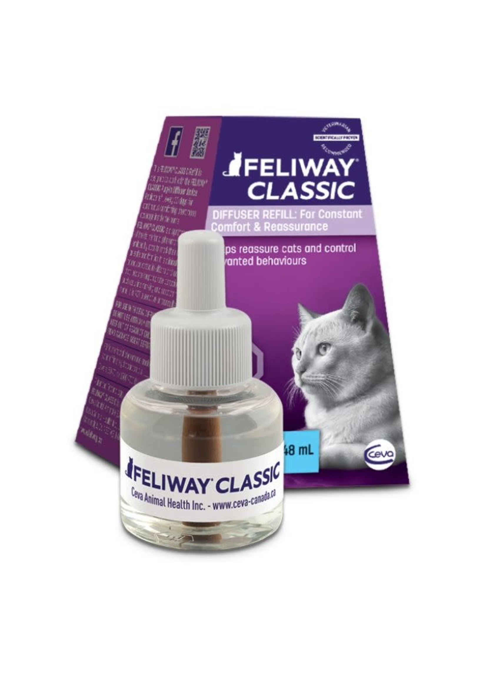 Feliway - Cat - Classic Calming Diffuser Refill 48mL