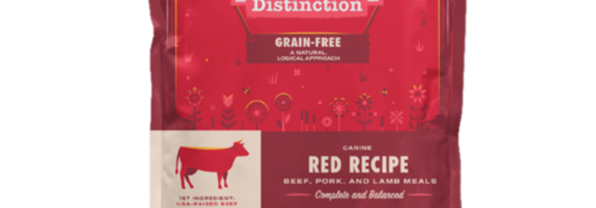 Distinction Dog Food - Red - 24lb