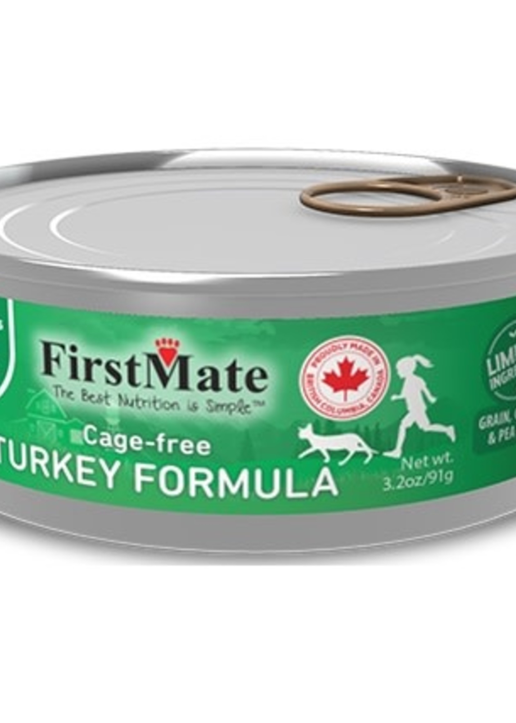 First Mate CAT - Cage Free Turkey  Food 3.2oz