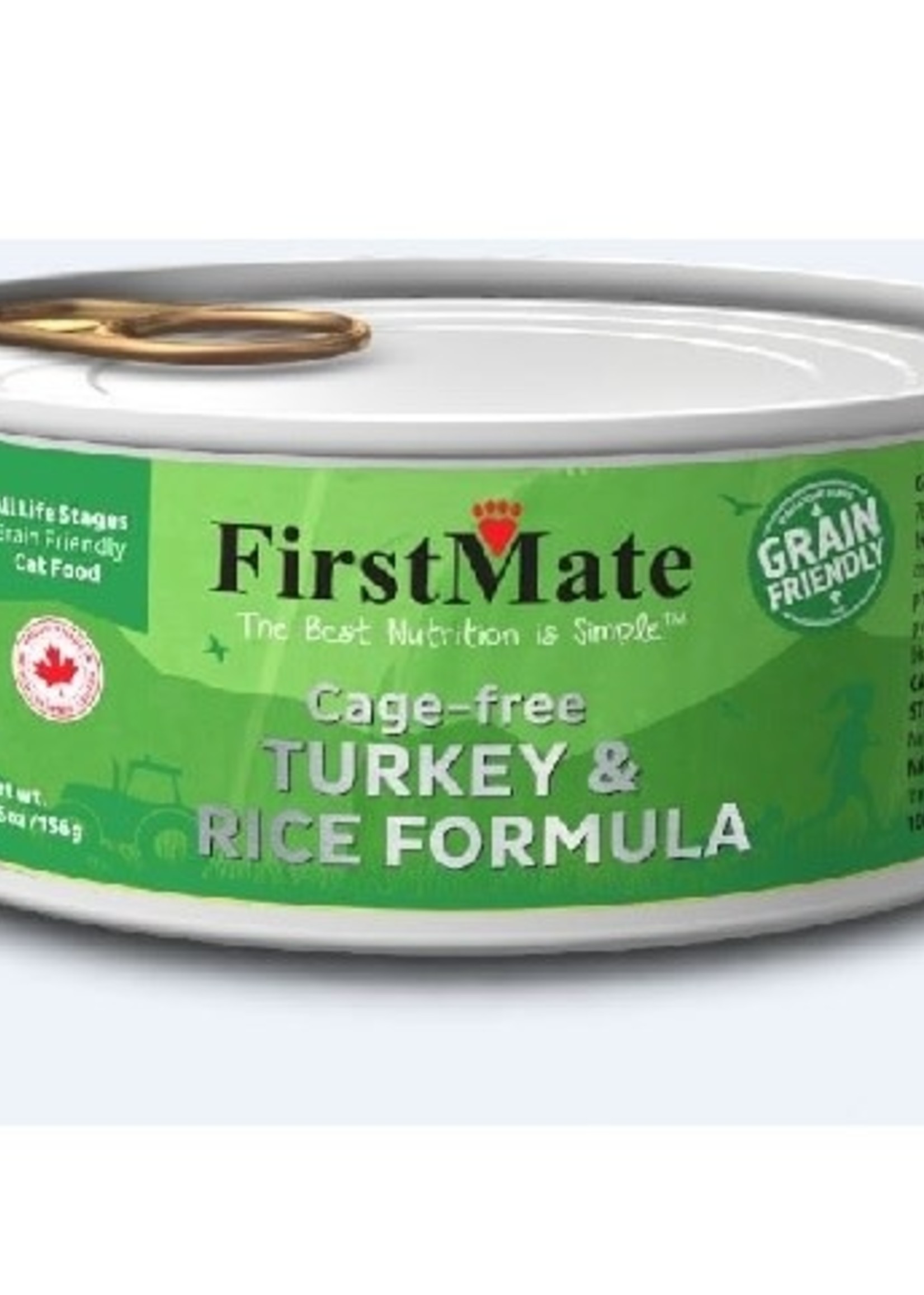 First Mate CAT -  Cage Free Turkey & Rice 5.5oz