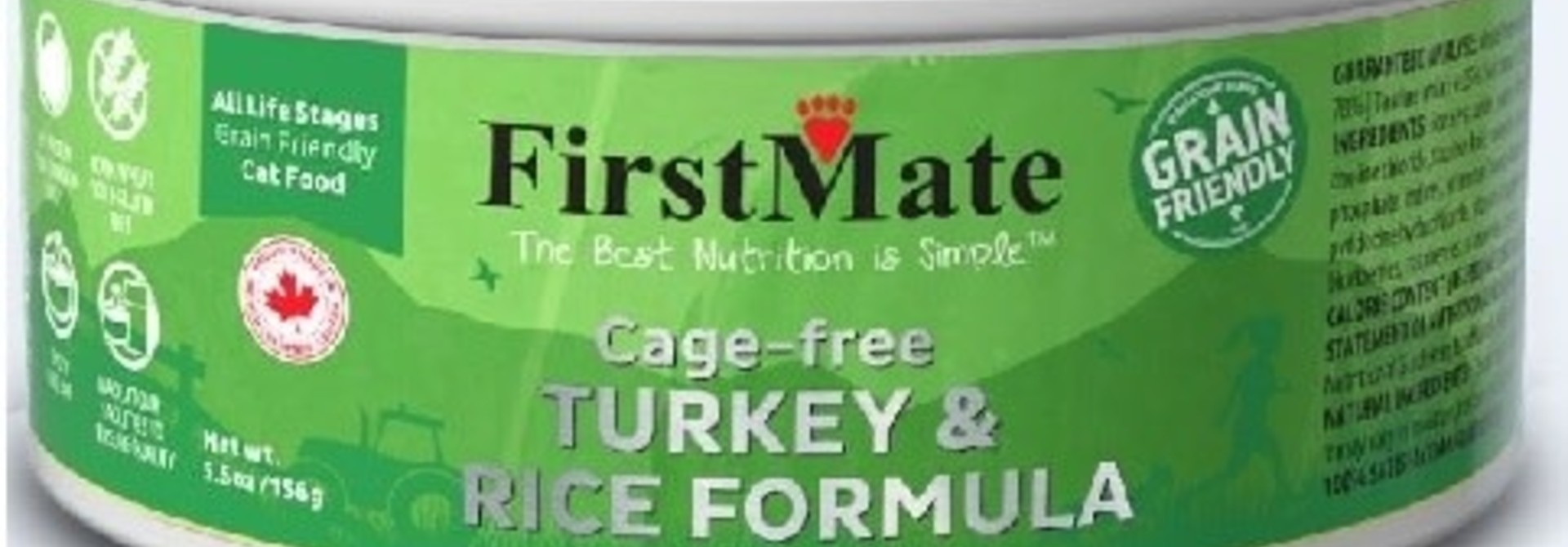 Cage Free Turkey & Rice Cat 5.5oz