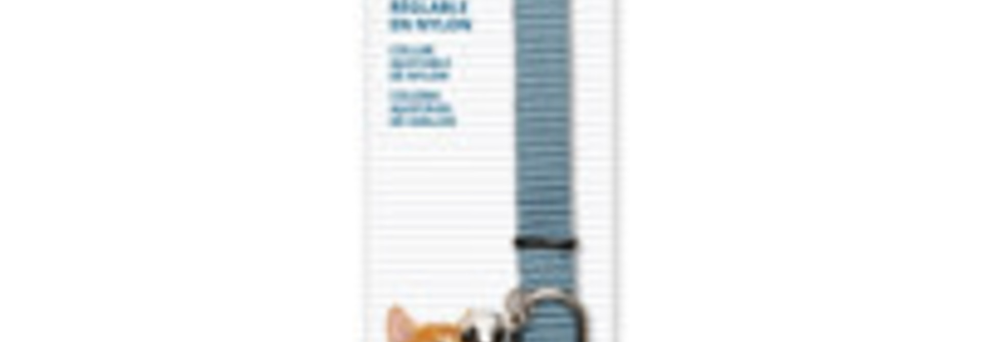 Breakaway Nylon Collar - Blue - 20-33 cm