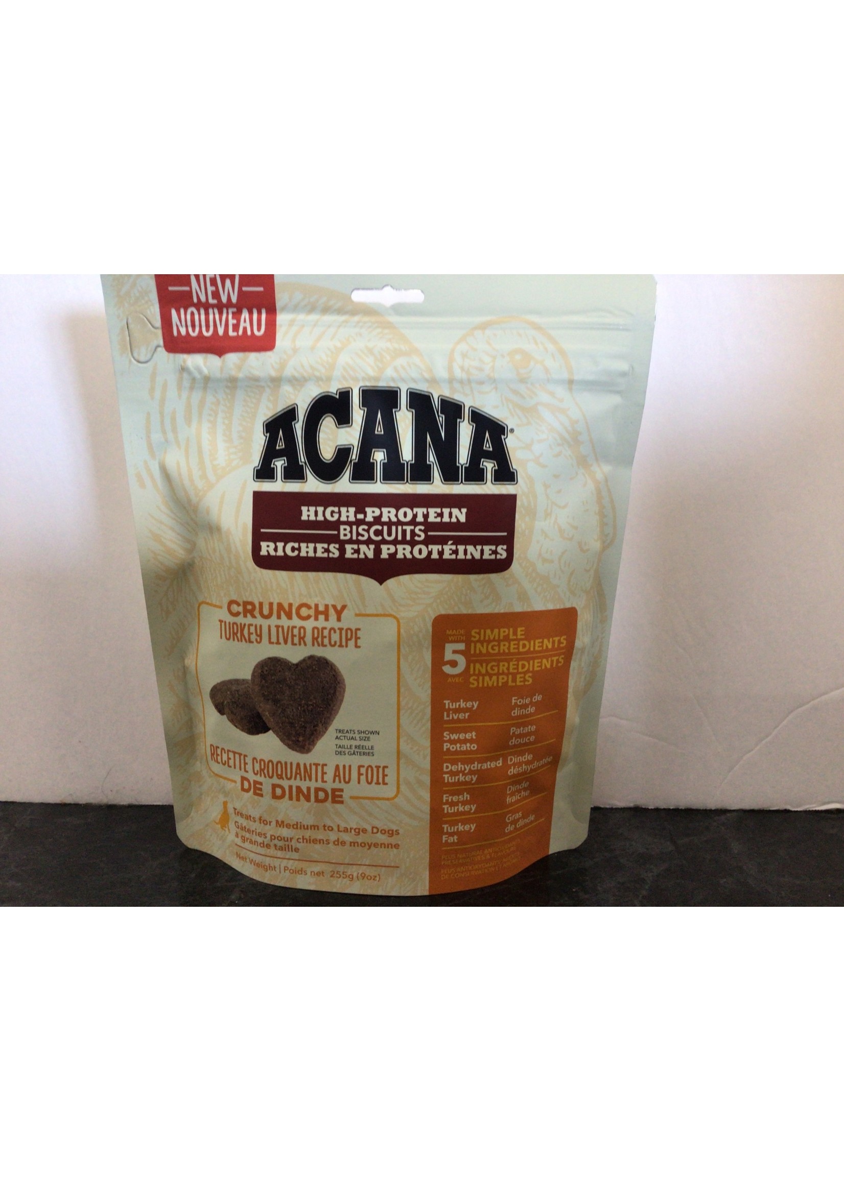 Acana Dog Crunchy Turkey Liver Treat-Medium/Large-255gm