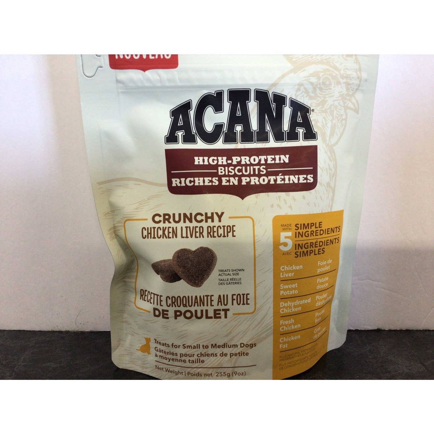 Acana Dog Crunchy Chicken Liver Treat-Small-255gm