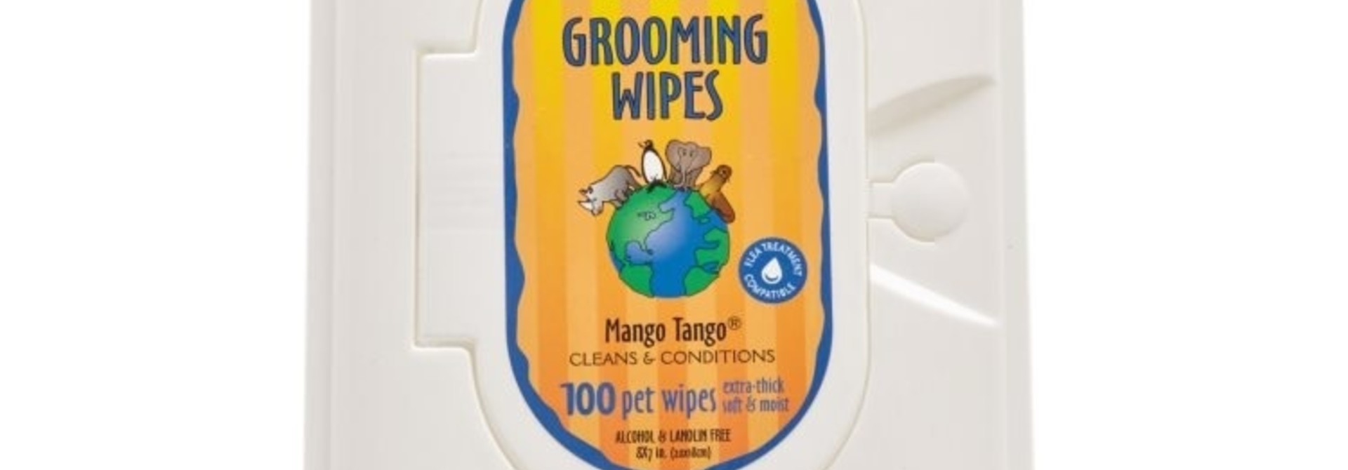 Grooming Wipes Mango Tango 100 ct. Tub