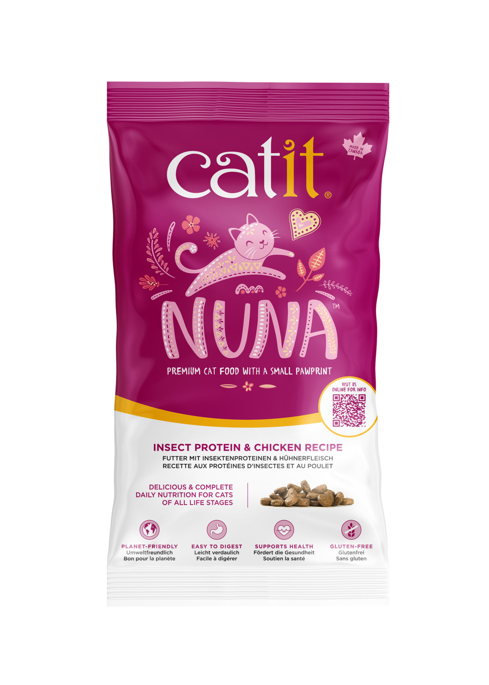 CatIt Nuna Cat Food - Insect & Chicken - Sample 150g
