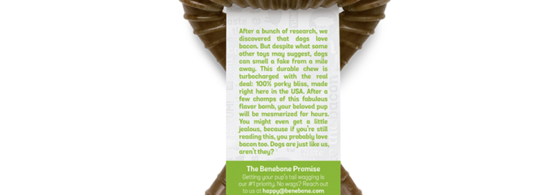 Dental Chew Toy Large- Bacon